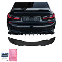 CAP SPOILER a BMW M340i G20 18- G80 22- GLOSS BLACK modellhez