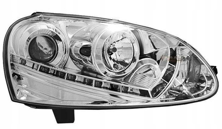 VW Golf V CHROM DAYLIGHT fényszórók