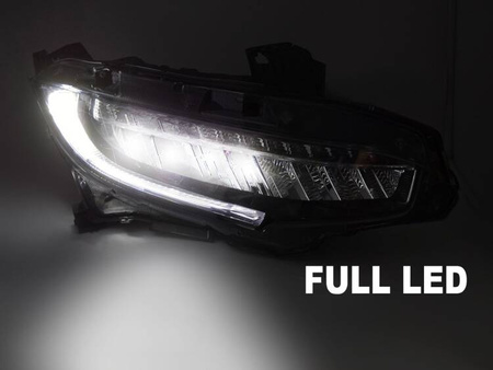 Fényszórók Honda Civic X 16-21 Full LED-hez