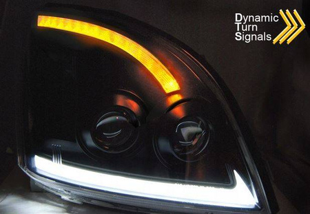 Fényszórók TOYOTA LAND CRUISER 120 03-09 FEKETE