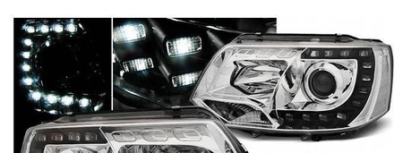 VW T5 10-15 chrole LED DRL lámpák LED DRL lámpák