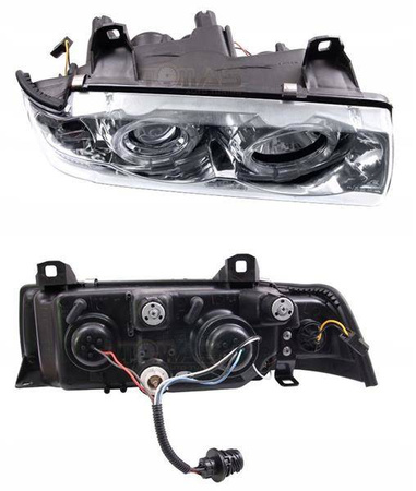 Fényszórók BMW E36 CHROM RINGI