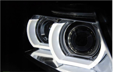 Bmw e90/e91 09-11 hid drl krómozott led kijelző