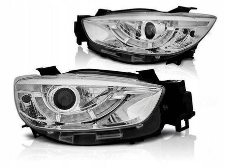 Mazda CX5 11-15 krómozott valódi DRL lámpák