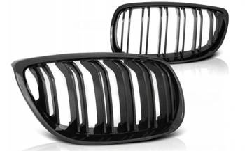 BMW 92/E93 első hűtőrács 07-10 C/C FÉNYES FEKETE M-