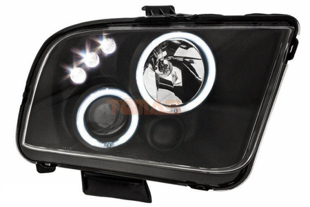 Ford Mustang Ringi fekete fényszórók