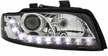 Audi A4 B6 nappali fényszórók blac