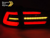 FEKETE LED lámpák VW GOLF 7 VII VARIANT-hoz