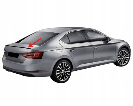 Skoda Superb III 2015+ hátsó ajtó spoiler aileron