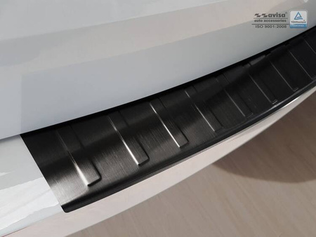 Skoda Octavia 3 Fekete védősapka (díszítés) a hátsó lökhárítóhoz