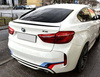 HÁTSÓ AJTÓ SPOILER BMW X6 F16 15- ABS FÉNYES FEKETE