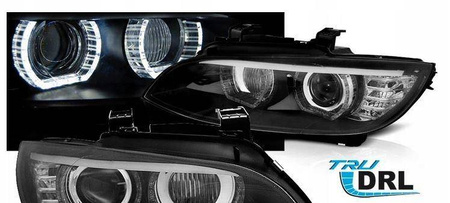 Bmw E92 fekete DRL XENON fényszórók