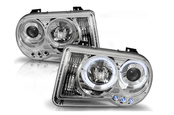 Fényszórók Chrysler 300c 05- Ringi Chrome lencsék