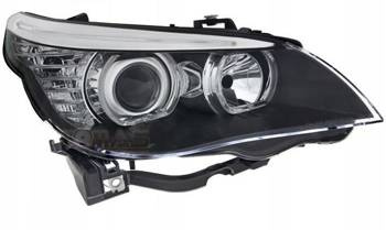 Fényszórók BMW E60 / E61 FEKETE RING