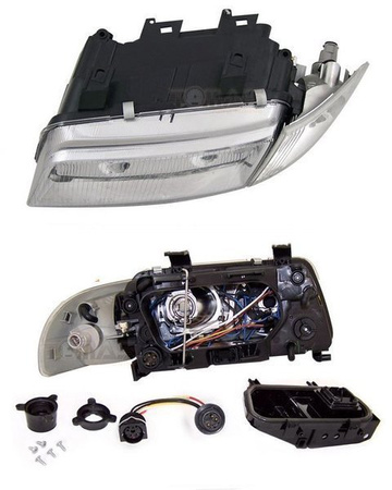 Fényszórók Audi A4 B5 CHROM RINGI