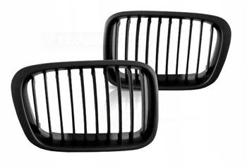 Első hűtőrács BMW E46 05.98-08.01 FEKETE MAT