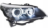 Fényszórók BMW E60 / E61 FEKETE RING