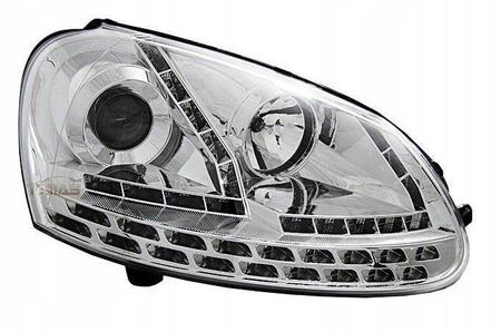 VW Golf V CHROM DAYLIGHT fényszórók