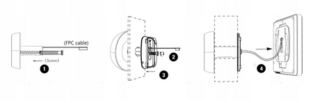 LCD kereső 2.8" ajtócsengő judas kereső