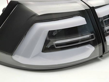 FEKETE LED lámpák VW GOLF 7 VII VARIANT-hoz