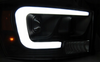 Dodge Ram fényszórók 06-08 csőfény fekete