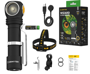 Armytek új Wizard C2 Pro LED fényszóró fehér