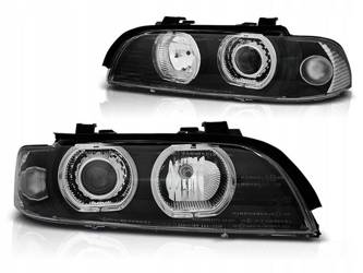 Fényszórók BMW E39 95-03 Fekete gyűrű LED Depo