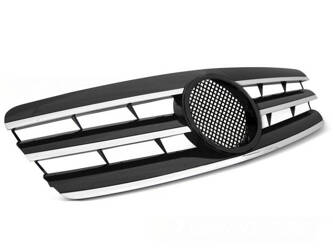 Grill Mercedes W203 00-07 CL Style Fekete Króm