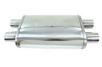 Középső hangtompító 51mm TurboWorks LT 409SS