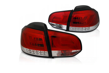 LED-es lámpák Vw Golf Vi 6 08-12 piros fehér Led sáv