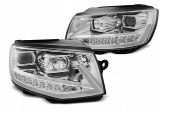 Lámpák fényszórók Vw T6 15- krómozott cső Led Drl Dts