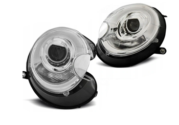 Mini Cooper fényszórók 06-14 Chrome Led