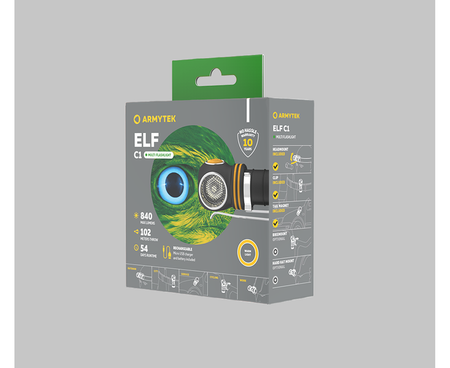 Armytek új Elf C1 LED Micro USB fejlámpa