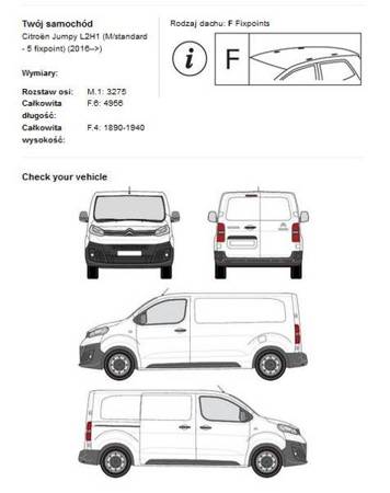 Cruz Peugeot Expert III csomagtérajtó platform