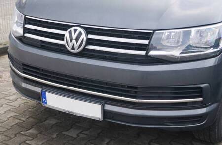 Első lökhárító hűtőrács csíkok VW T6 2015-2019