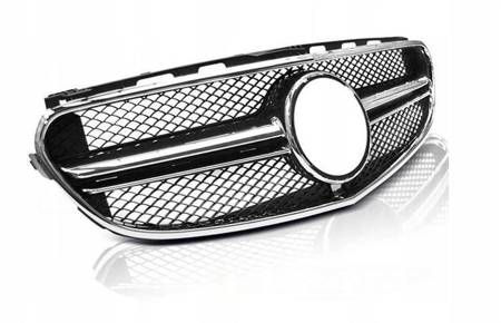 Grill Mercedes W212 13-16 amg stílus fekete króm