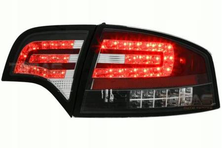 LED hátsó lámpák AUDI A4 B7 04-07 szedán füst L