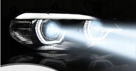 Lámpák Full Led Fekete Bmw X5 E70 07-13 Xenon D1S számára