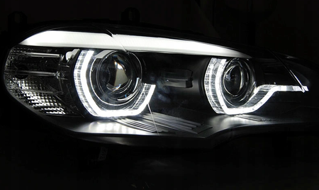 Lámpák Full Led Fekete Bmw X5 E70 07-13 Xenon D1S számára