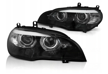 Lámpák Full Led Fekete Bmw X5 E70 07-13 Xenon D1S számára