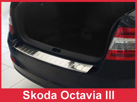 Skoda Octavia 3 hátsó lökhárító burkolat (acél)