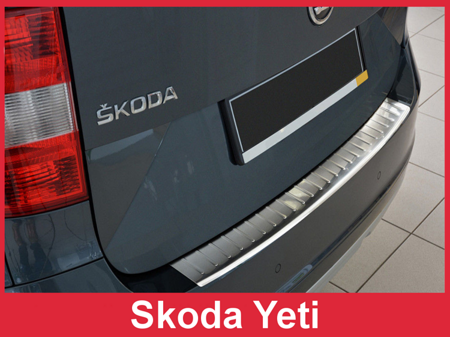 Skoda Yeti Outdoor FL hátsó lökhárító burkolat (acél)