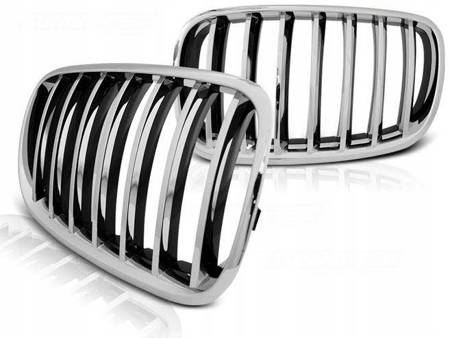 Vese grill króm a BMW X5 E70 X6 E71 2008- BMW X5 E70 E71 2008-hez