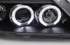 Reflector lampy Dacia Logan 04-08 Angel Eyes Black