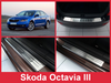 SKODA OCTAVIA 3 készlet (hátsó lökhárító borítás + küszöblemezek)